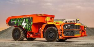 sanvik mining truck