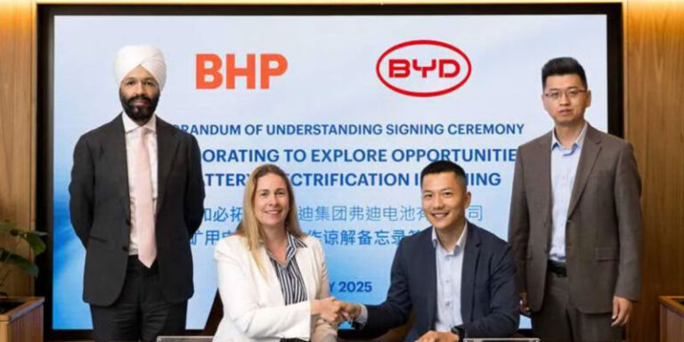 BHP Accelerates Electrification with New Battery Technology Partnerships in China