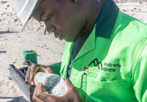 Andrada Mining Advances Namibia Expansion with New Funding and Strong Lithium Drill Results