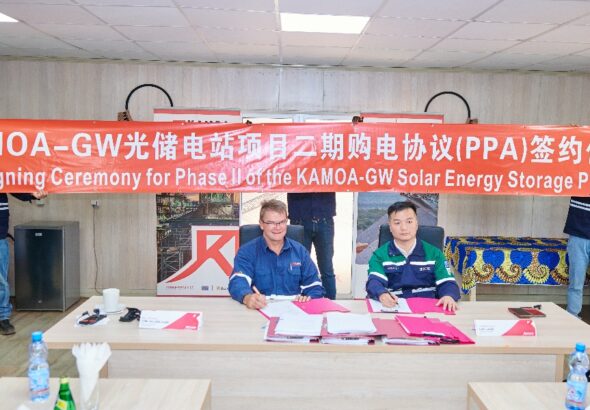 Kamoa Copper and Green World Energie Sign Second Power Purchase Agreement for Additional 30 MW Solar Capacity