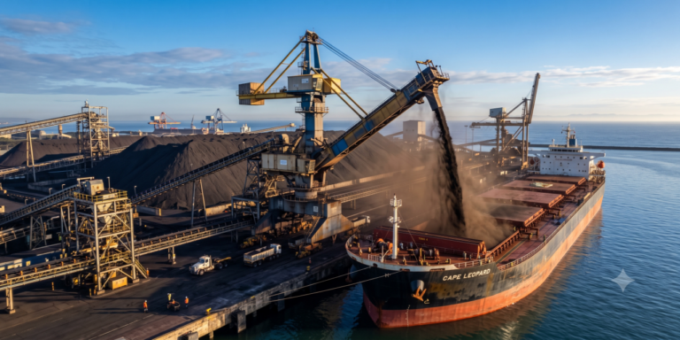 Record Coal and Manganese Exports Test South Africa’s Rail and Port Bulk Handling Capacity